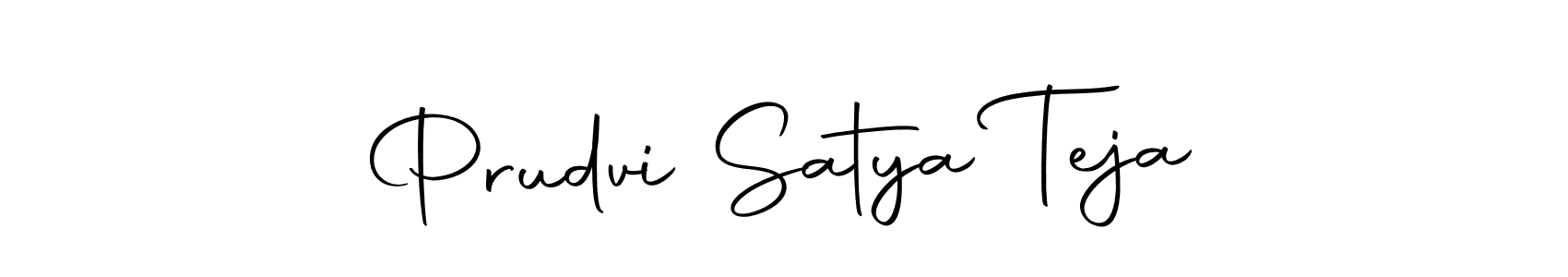 How to make Prudvi Satya Teja signature? Autography-DOLnW is a professional autograph style. Create handwritten signature for Prudvi Satya Teja name. Prudvi Satya Teja signature style 10 images and pictures png