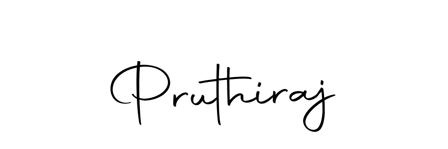 Make a beautiful signature design for name Pruthiraj. Use this online signature maker to create a handwritten signature for free. Pruthiraj signature style 10 images and pictures png