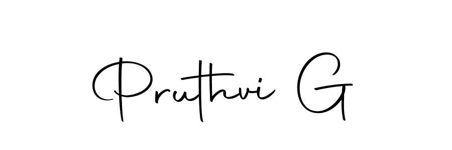 Once you've used our free online signature maker to create your best signature Autography-DOLnW style, it's time to enjoy all of the benefits that Pruthvi G name signing documents. Pruthvi G signature style 10 images and pictures png