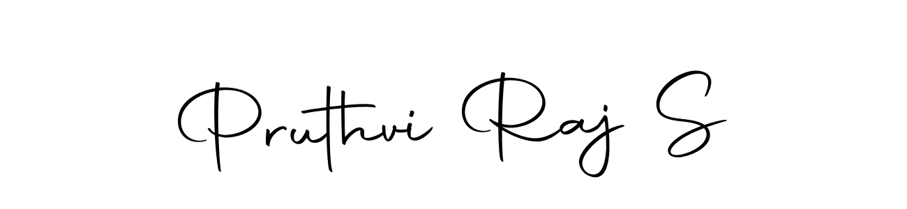 How to make Pruthvi Raj S name signature. Use Autography-DOLnW style for creating short signs online. This is the latest handwritten sign. Pruthvi Raj S signature style 10 images and pictures png