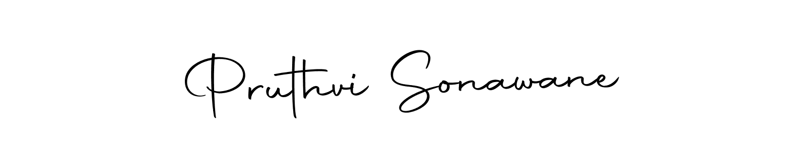 Pruthvi Sonawane stylish signature style. Best Handwritten Sign (Autography-DOLnW) for my name. Handwritten Signature Collection Ideas for my name Pruthvi Sonawane. Pruthvi Sonawane signature style 10 images and pictures png