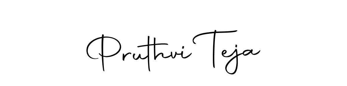 The best way (Autography-DOLnW) to make a short signature is to pick only two or three words in your name. The name Pruthvi Teja include a total of six letters. For converting this name. Pruthvi Teja signature style 10 images and pictures png