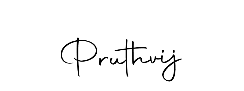 Make a beautiful signature design for name Pruthvij. Use this online signature maker to create a handwritten signature for free. Pruthvij signature style 10 images and pictures png