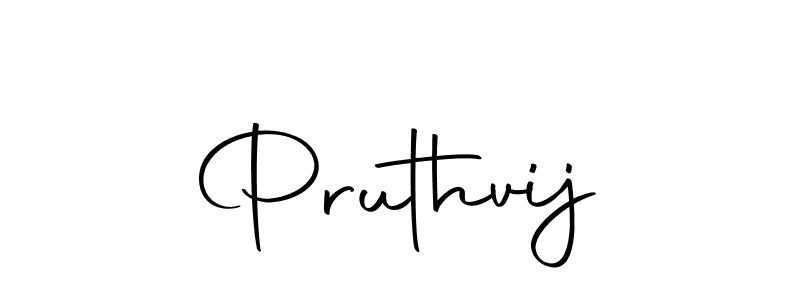 Make a beautiful signature design for name Pruthvij. Use this online signature maker to create a handwritten signature for free. Pruthvij signature style 10 images and pictures png