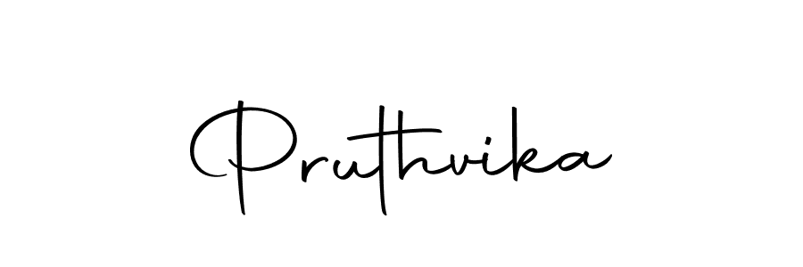 The best way (Autography-DOLnW) to make a short signature is to pick only two or three words in your name. The name Pruthvika include a total of six letters. For converting this name. Pruthvika signature style 10 images and pictures png