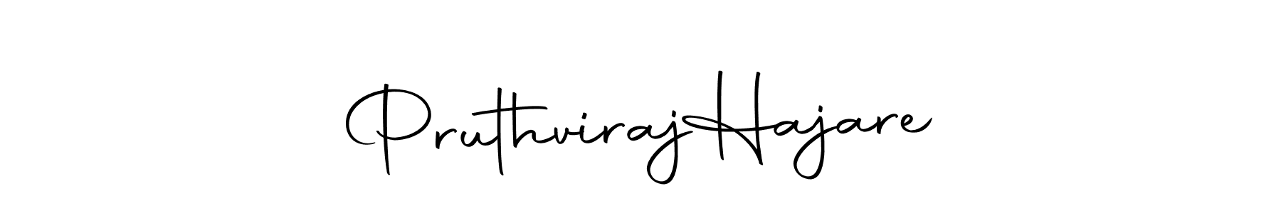 Also we have Pruthviraj  Hajare name is the best signature style. Create professional handwritten signature collection using Autography-DOLnW autograph style. Pruthviraj  Hajare signature style 10 images and pictures png