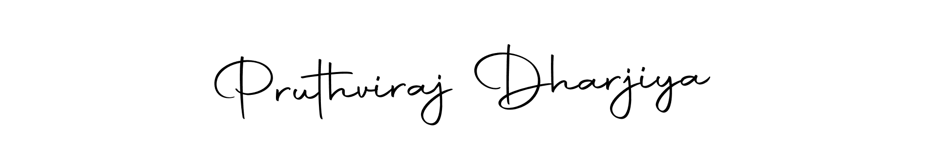 Make a short Pruthviraj Dharjiya signature style. Manage your documents anywhere anytime using Autography-DOLnW. Create and add eSignatures, submit forms, share and send files easily. Pruthviraj Dharjiya signature style 10 images and pictures png