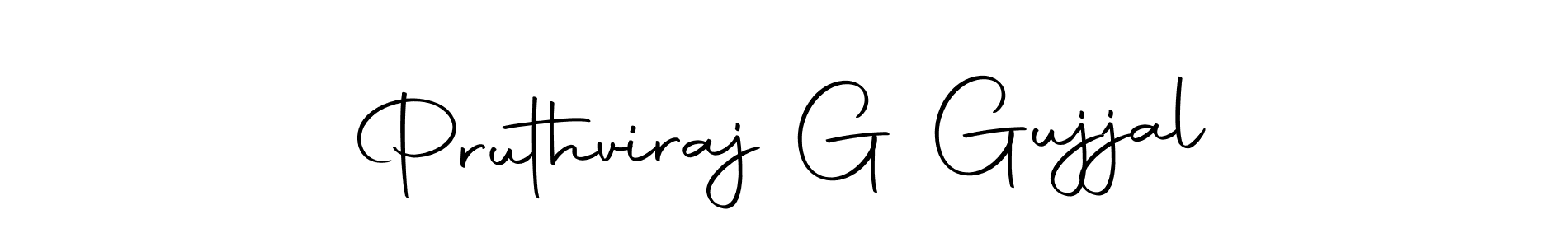 You can use this online signature creator to create a handwritten signature for the name Pruthviraj G Gujjal. This is the best online autograph maker. Pruthviraj G Gujjal signature style 10 images and pictures png