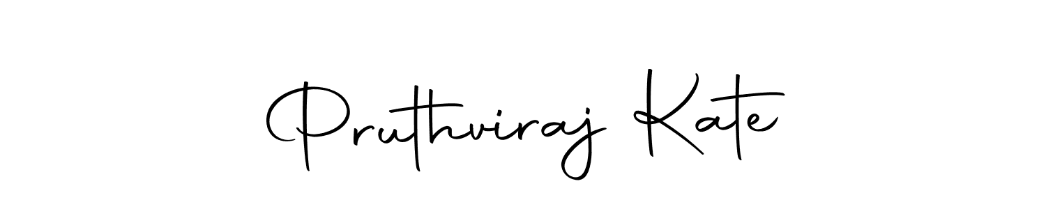 Make a beautiful signature design for name Pruthviraj Kate. With this signature (Autography-DOLnW) style, you can create a handwritten signature for free. Pruthviraj Kate signature style 10 images and pictures png
