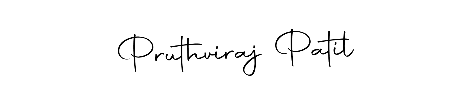 Create a beautiful signature design for name Pruthviraj Patil. With this signature (Autography-DOLnW) fonts, you can make a handwritten signature for free. Pruthviraj Patil signature style 10 images and pictures png