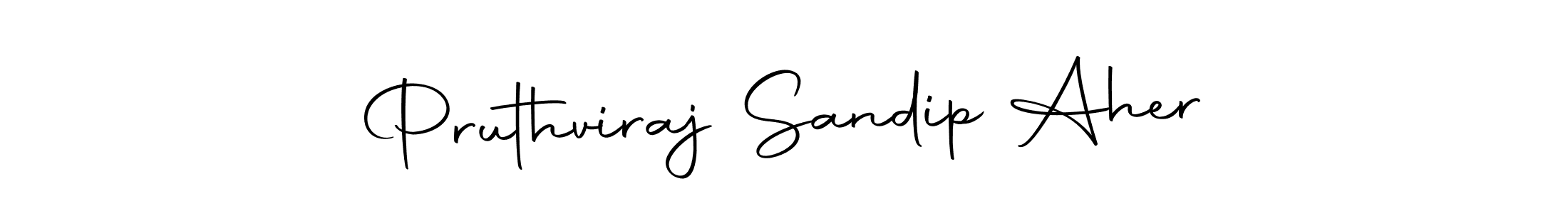 Create a beautiful signature design for name Pruthviraj Sandip Aher. With this signature (Autography-DOLnW) fonts, you can make a handwritten signature for free. Pruthviraj Sandip Aher signature style 10 images and pictures png