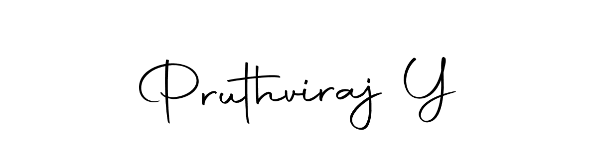 Make a beautiful signature design for name Pruthviraj Y. With this signature (Autography-DOLnW) style, you can create a handwritten signature for free. Pruthviraj Y signature style 10 images and pictures png