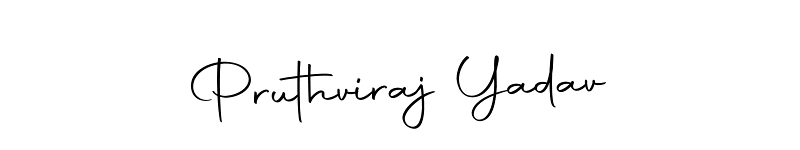 if you are searching for the best signature style for your name Pruthviraj Yadav. so please give up your signature search. here we have designed multiple signature styles  using Autography-DOLnW. Pruthviraj Yadav signature style 10 images and pictures png