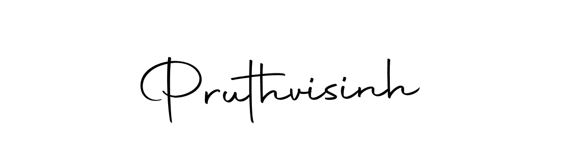 How to make Pruthvisinh name signature. Use Autography-DOLnW style for creating short signs online. This is the latest handwritten sign. Pruthvisinh signature style 10 images and pictures png