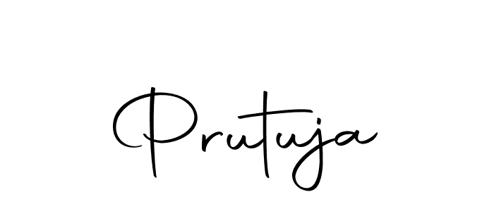 if you are searching for the best signature style for your name Prutuja. so please give up your signature search. here we have designed multiple signature styles  using Autography-DOLnW. Prutuja signature style 10 images and pictures png