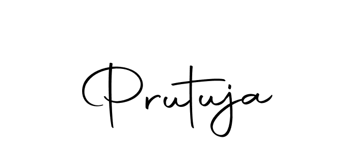 How to make Prutuja name signature. Use Autography-DOLnW style for creating short signs online. This is the latest handwritten sign. Prutuja signature style 10 images and pictures png