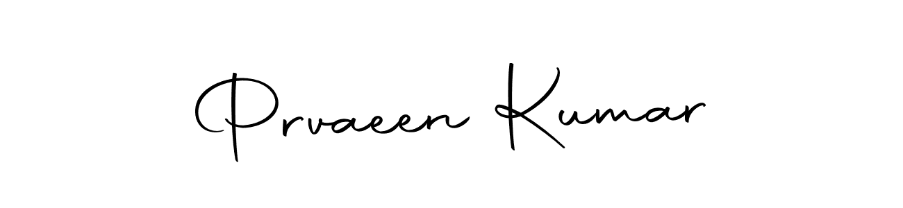 How to make Prvaeen Kumar name signature. Use Autography-DOLnW style for creating short signs online. This is the latest handwritten sign. Prvaeen Kumar signature style 10 images and pictures png