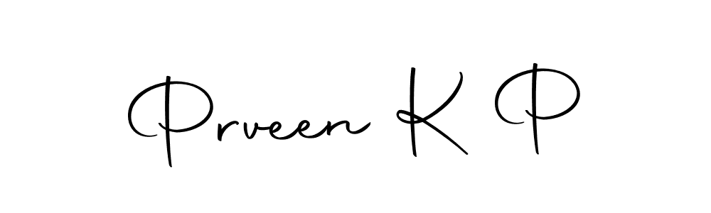 Prveen K P stylish signature style. Best Handwritten Sign (Autography-DOLnW) for my name. Handwritten Signature Collection Ideas for my name Prveen K P. Prveen K P signature style 10 images and pictures png