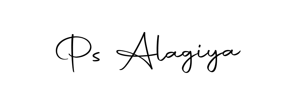 How to make Ps Alagiya signature? Autography-DOLnW is a professional autograph style. Create handwritten signature for Ps Alagiya name. Ps Alagiya signature style 10 images and pictures png