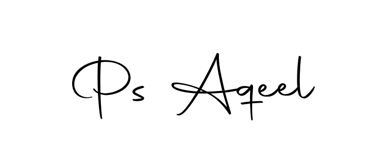 How to make Ps Aqeel signature? Autography-DOLnW is a professional autograph style. Create handwritten signature for Ps Aqeel name. Ps Aqeel signature style 10 images and pictures png