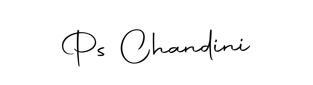 Create a beautiful signature design for name Ps Chandini. With this signature (Autography-DOLnW) fonts, you can make a handwritten signature for free. Ps Chandini signature style 10 images and pictures png