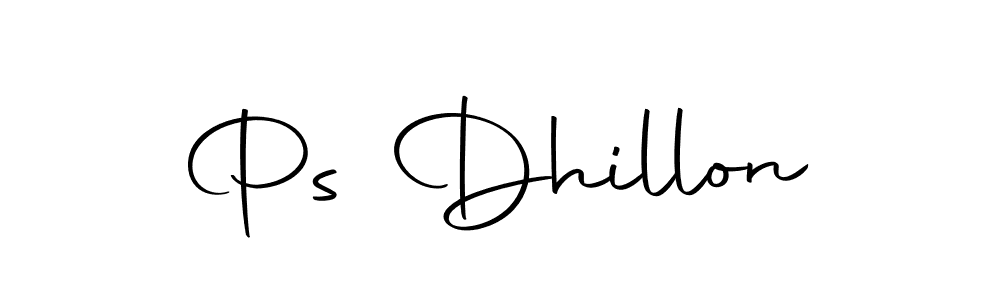 Make a beautiful signature design for name Ps Dhillon. With this signature (Autography-DOLnW) style, you can create a handwritten signature for free. Ps Dhillon signature style 10 images and pictures png