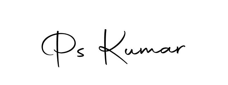 You should practise on your own different ways (Autography-DOLnW) to write your name (Ps Kumar) in signature. don't let someone else do it for you. Ps Kumar signature style 10 images and pictures png