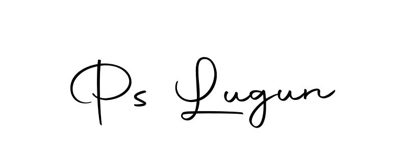 Use a signature maker to create a handwritten signature online. With this signature software, you can design (Autography-DOLnW) your own signature for name Ps Lugun. Ps Lugun signature style 10 images and pictures png