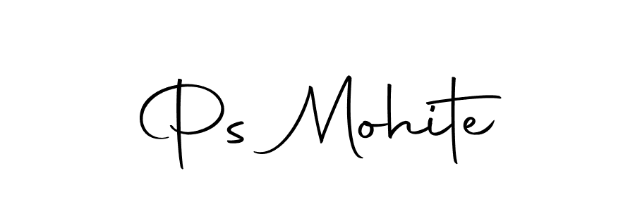 How to Draw Ps Mohite signature style? Autography-DOLnW is a latest design signature styles for name Ps Mohite. Ps Mohite signature style 10 images and pictures png
