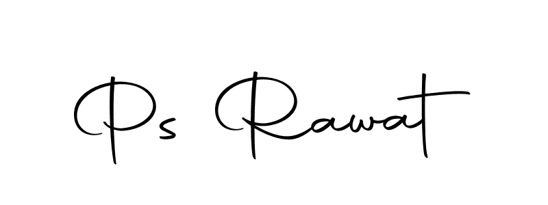 Design your own signature with our free online signature maker. With this signature software, you can create a handwritten (Autography-DOLnW) signature for name Ps Rawat. Ps Rawat signature style 10 images and pictures png