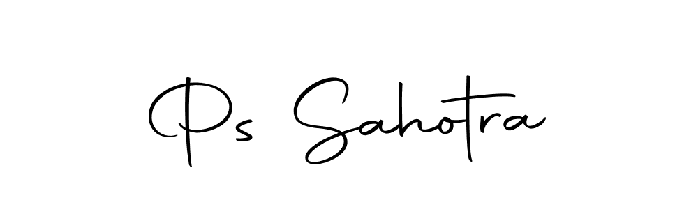 Also we have Ps Sahotra name is the best signature style. Create professional handwritten signature collection using Autography-DOLnW autograph style. Ps Sahotra signature style 10 images and pictures png