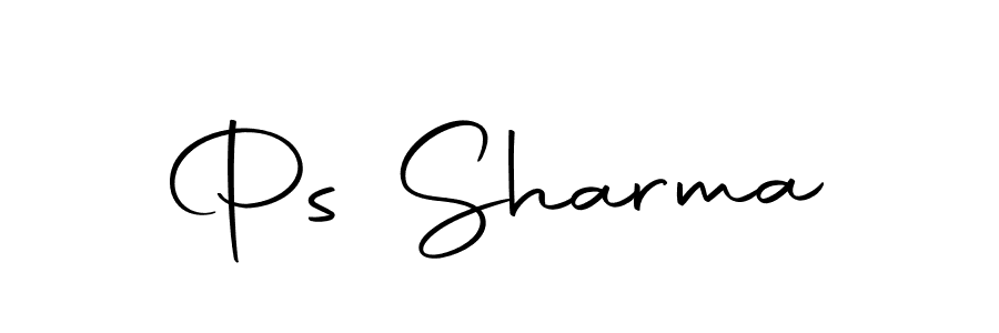 Make a beautiful signature design for name Ps Sharma. Use this online signature maker to create a handwritten signature for free. Ps Sharma signature style 10 images and pictures png
