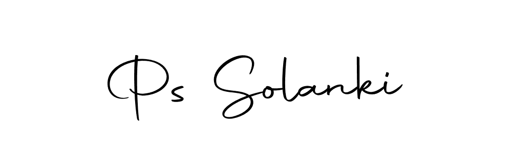 Create a beautiful signature design for name Ps Solanki. With this signature (Autography-DOLnW) fonts, you can make a handwritten signature for free. Ps Solanki signature style 10 images and pictures png