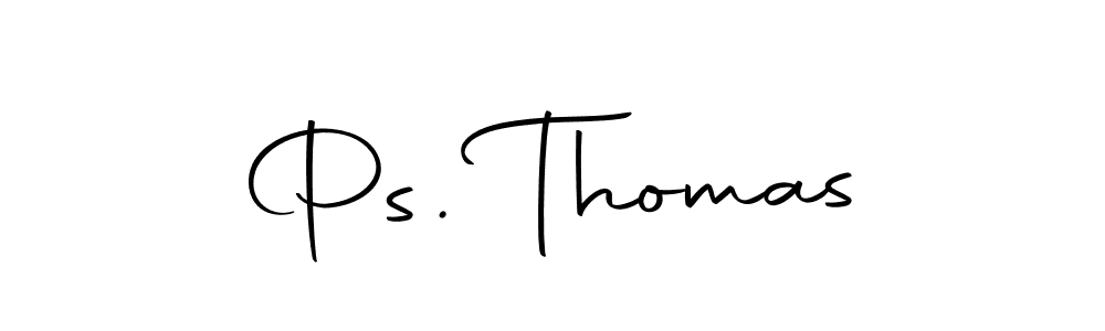 How to make Ps. Thomas signature? Autography-DOLnW is a professional autograph style. Create handwritten signature for Ps. Thomas name. Ps. Thomas signature style 10 images and pictures png