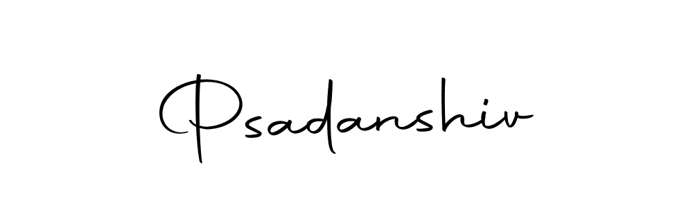 Use a signature maker to create a handwritten signature online. With this signature software, you can design (Autography-DOLnW) your own signature for name Psadanshiv. Psadanshiv signature style 10 images and pictures png