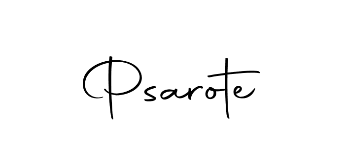 How to make Psarote signature? Autography-DOLnW is a professional autograph style. Create handwritten signature for Psarote name. Psarote signature style 10 images and pictures png