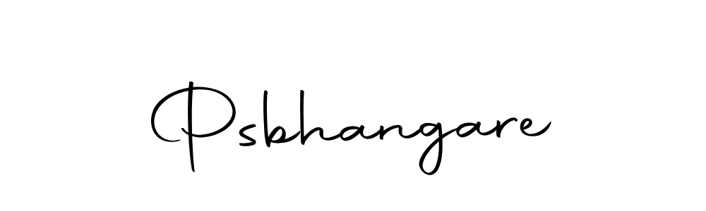 The best way (Autography-DOLnW) to make a short signature is to pick only two or three words in your name. The name Psbhangare include a total of six letters. For converting this name. Psbhangare signature style 10 images and pictures png