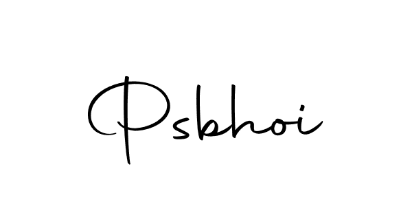 Design your own signature with our free online signature maker. With this signature software, you can create a handwritten (Autography-DOLnW) signature for name Psbhoi. Psbhoi signature style 10 images and pictures png