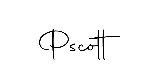 Create a beautiful signature design for name Pscott. With this signature (Autography-DOLnW) fonts, you can make a handwritten signature for free. Pscott signature style 10 images and pictures png