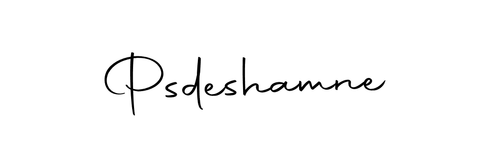 How to Draw Psdeshamne signature style? Autography-DOLnW is a latest design signature styles for name Psdeshamne. Psdeshamne signature style 10 images and pictures png