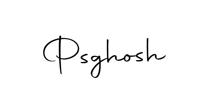 Make a beautiful signature design for name Psghosh. Use this online signature maker to create a handwritten signature for free. Psghosh signature style 10 images and pictures png