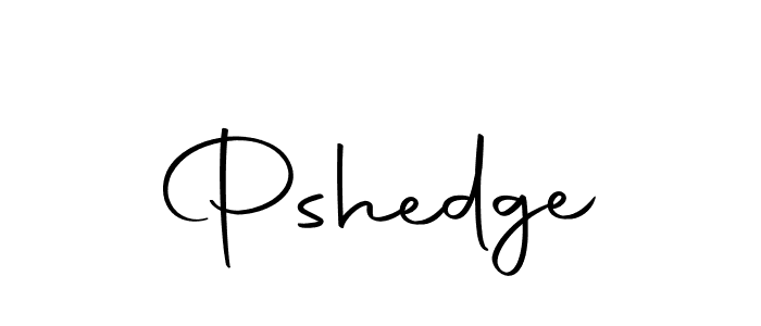 Design your own signature with our free online signature maker. With this signature software, you can create a handwritten (Autography-DOLnW) signature for name Pshedge. Pshedge signature style 10 images and pictures png