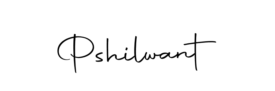 Design your own signature with our free online signature maker. With this signature software, you can create a handwritten (Autography-DOLnW) signature for name Pshilwant. Pshilwant signature style 10 images and pictures png