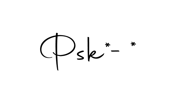 How to make Psk*-* signature? Autography-DOLnW is a professional autograph style. Create handwritten signature for Psk*-* name. Psk*-* signature style 10 images and pictures png