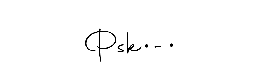 if you are searching for the best signature style for your name Psk•~•. so please give up your signature search. here we have designed multiple signature styles  using Autography-DOLnW. Psk•~• signature style 10 images and pictures png