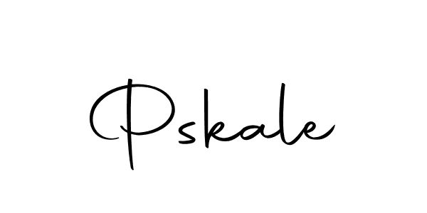 How to make Pskale name signature. Use Autography-DOLnW style for creating short signs online. This is the latest handwritten sign. Pskale signature style 10 images and pictures png