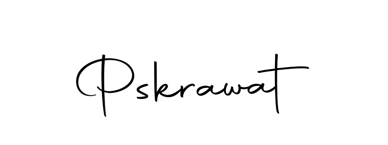 Make a beautiful signature design for name Pskrawat. Use this online signature maker to create a handwritten signature for free. Pskrawat signature style 10 images and pictures png