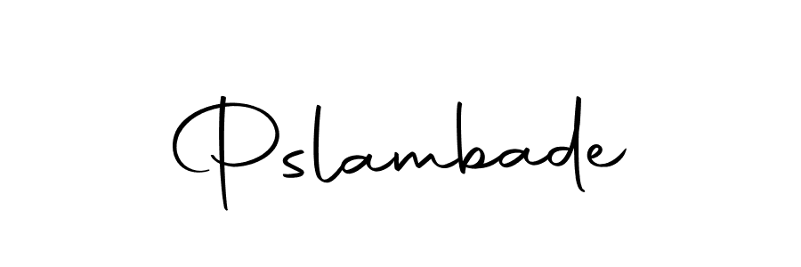 Similarly Autography-DOLnW is the best handwritten signature design. Signature creator online .You can use it as an online autograph creator for name Pslambade. Pslambade signature style 10 images and pictures png