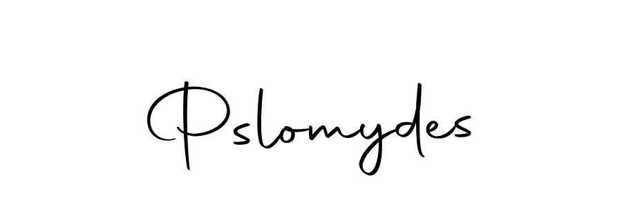 How to make Pslomydes name signature. Use Autography-DOLnW style for creating short signs online. This is the latest handwritten sign. Pslomydes signature style 10 images and pictures png