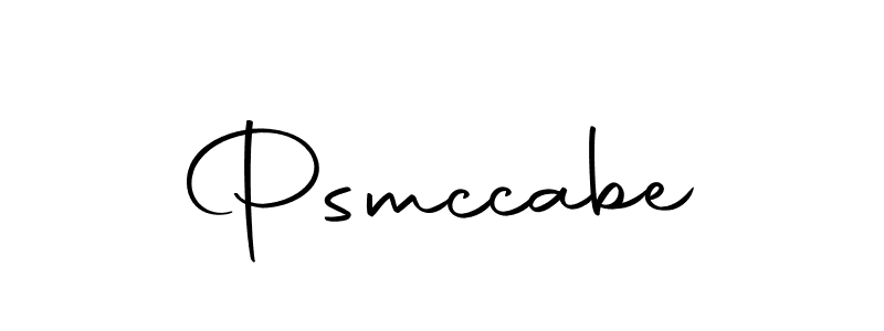 You should practise on your own different ways (Autography-DOLnW) to write your name (Psmccabe) in signature. don't let someone else do it for you. Psmccabe signature style 10 images and pictures png